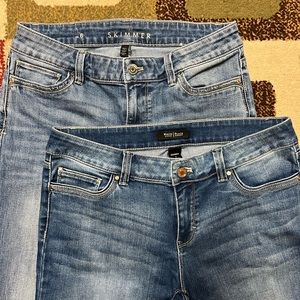 **SOLD** White House Black Market Jeans Bundle Sz 6